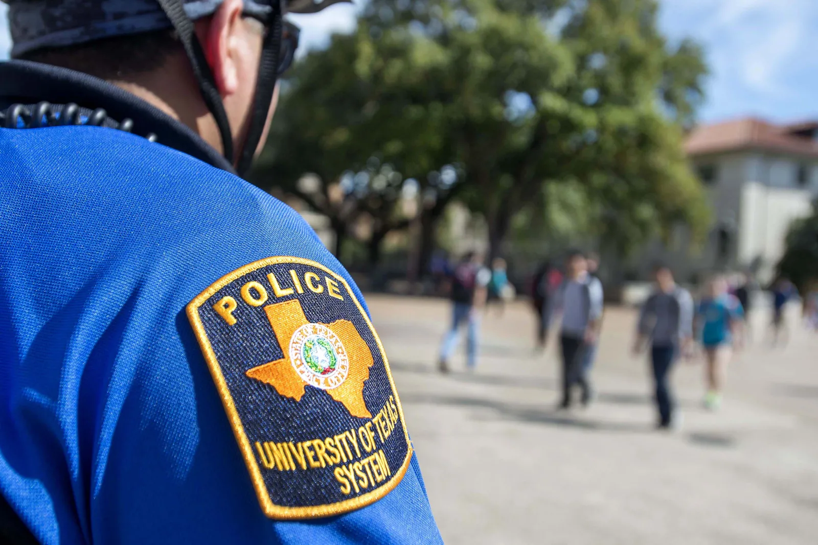 UTPD bicycle police on the Main Mall