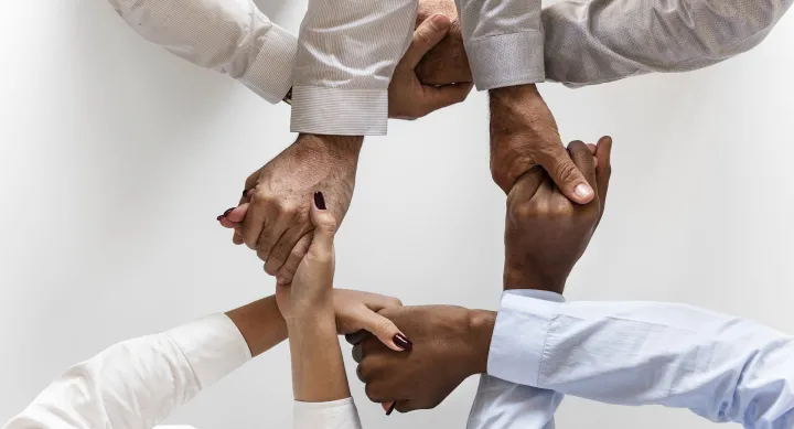 Joined hands